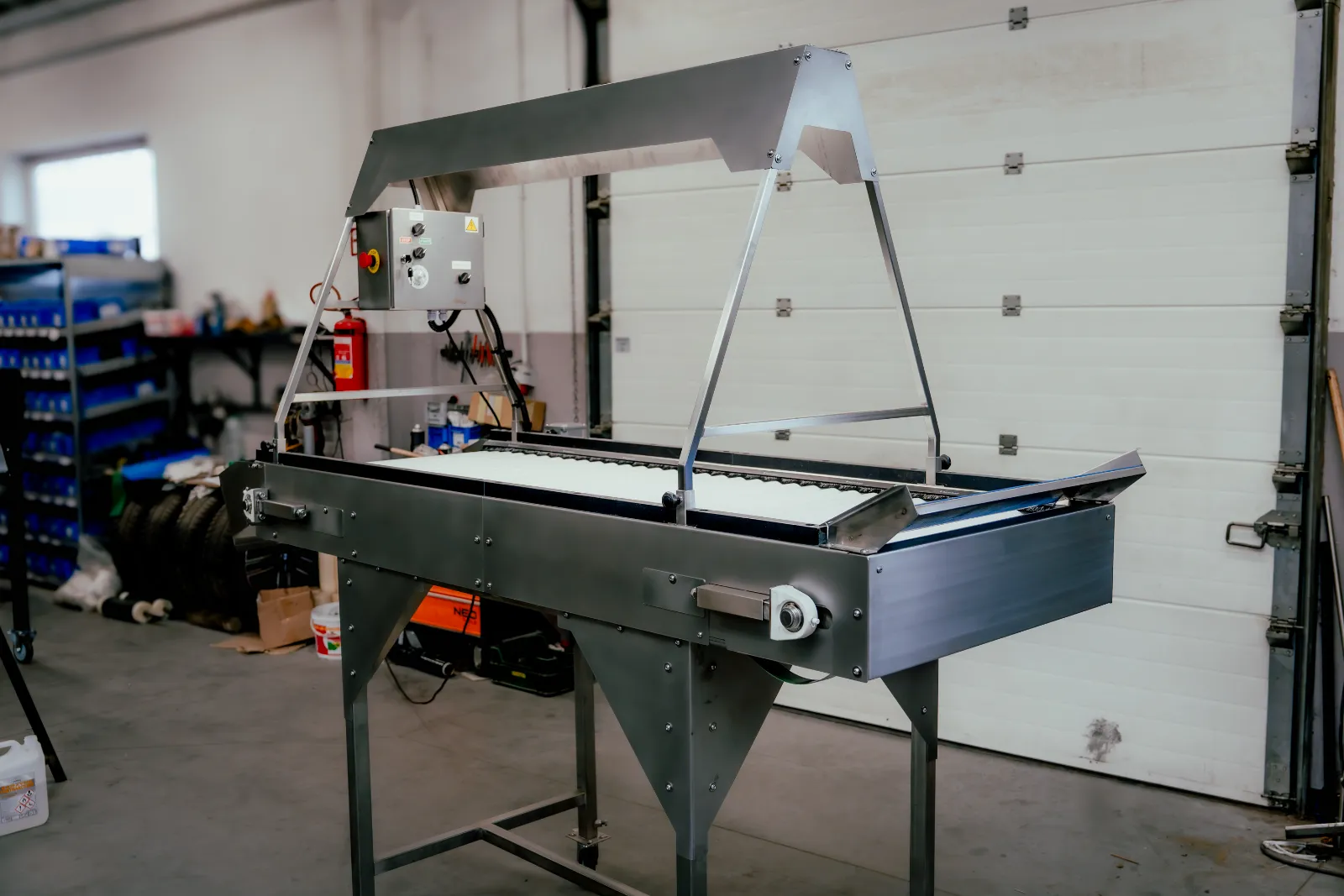 Stół selekcyjny INOX — realizacja Agro-Weld