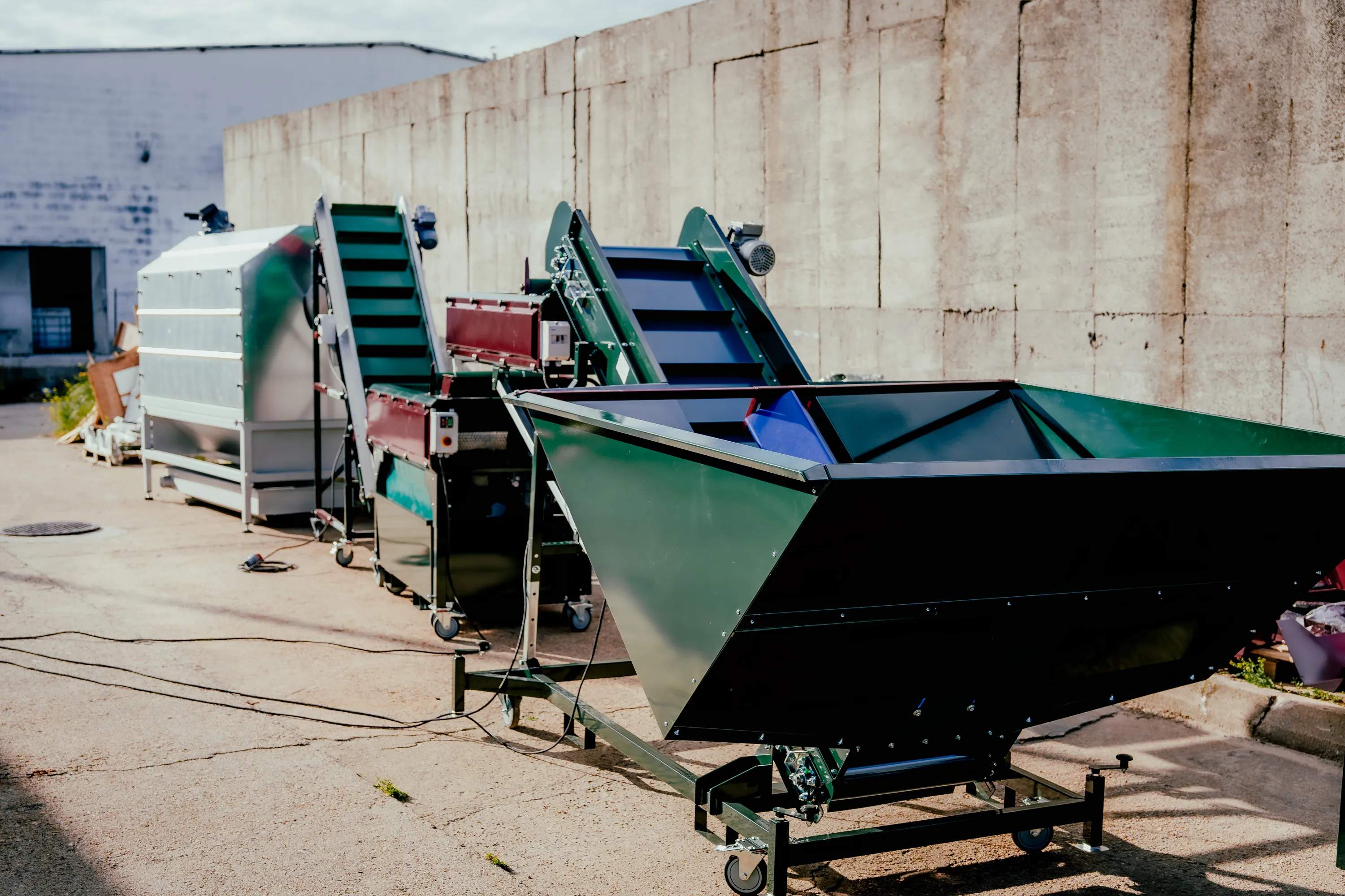 Linia do pakowania ziemniaków - realizacja Agro-Weld